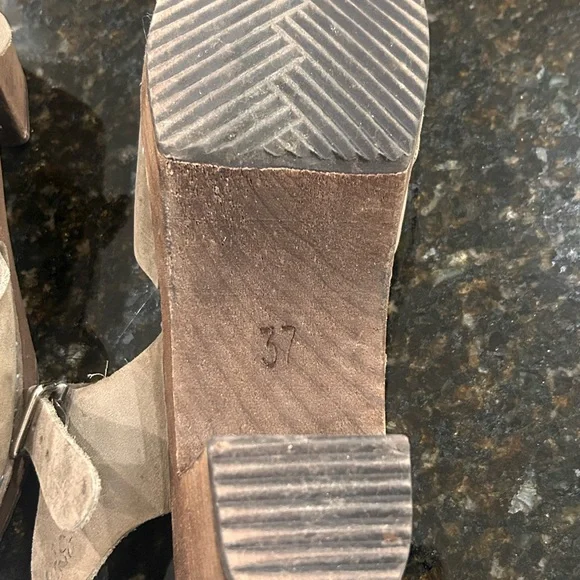 Lotta from Stockholm Swedish Tan Leather Clogs SIZE 37 - Picture 5 of 5